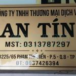 Bảng tên công ty